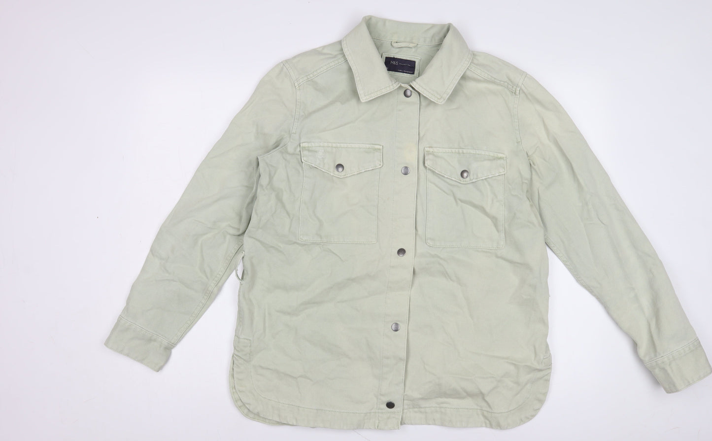 Womens UK Size 12 Marks and Spencer Green Basic Jacket