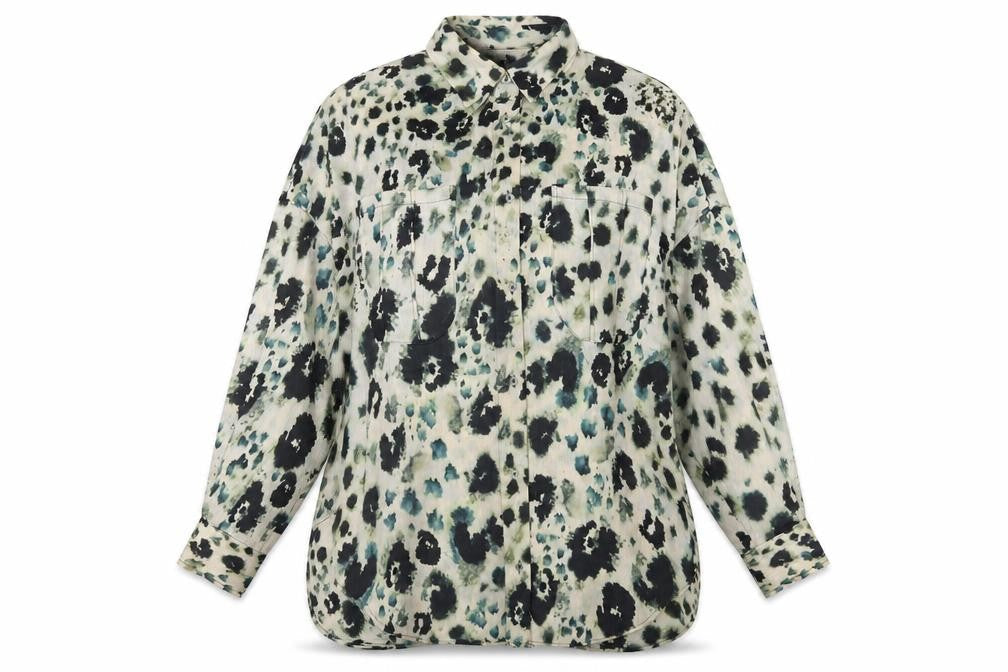 Womens UK Size XS Zara Multicoloured Basic Button-Up