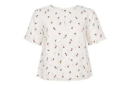 Womens UK Size 8 Marks and Spencer Ivory Basic Blouse
