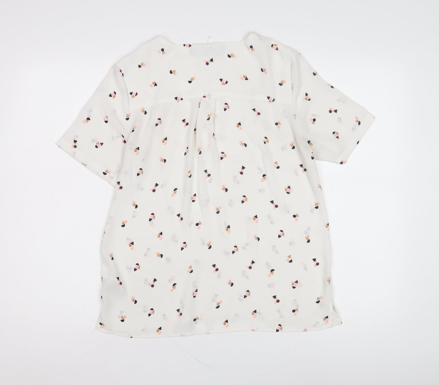 Womens UK Size 8 Marks and Spencer Ivory Basic Blouse