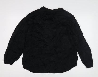 Marks and Spencer Women’s Black Long Sleeve Blouse, Size 14