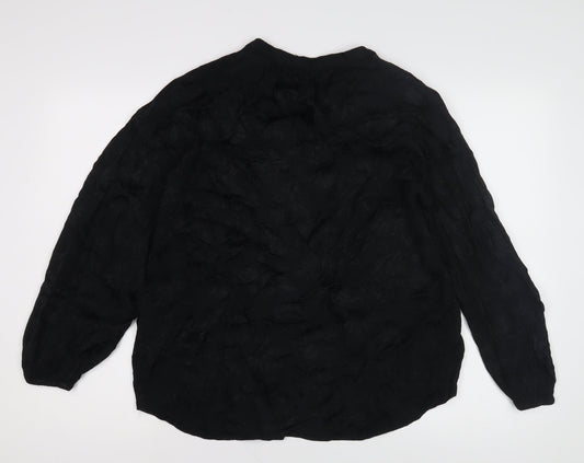 Marks and Spencer Women’s Black Long Sleeve Blouse, Size 14