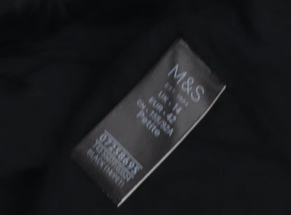Marks and Spencer Women’s Black Long Sleeve Blouse, Size 14