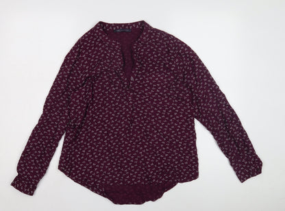 Womens UK Size 10 Marks and Spencer Pink Basic Blouse
