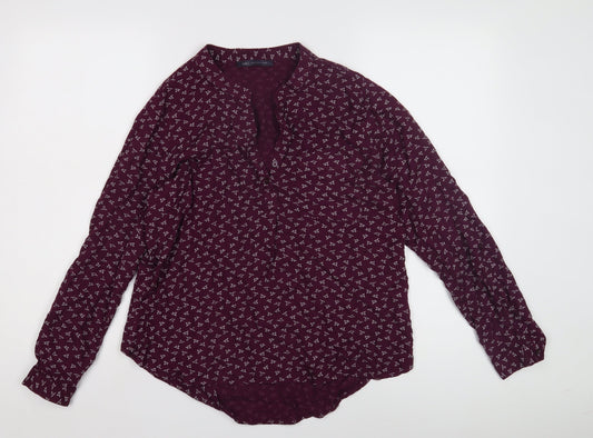 Womens UK Size 10 Marks and Spencer Pink Basic Blouse