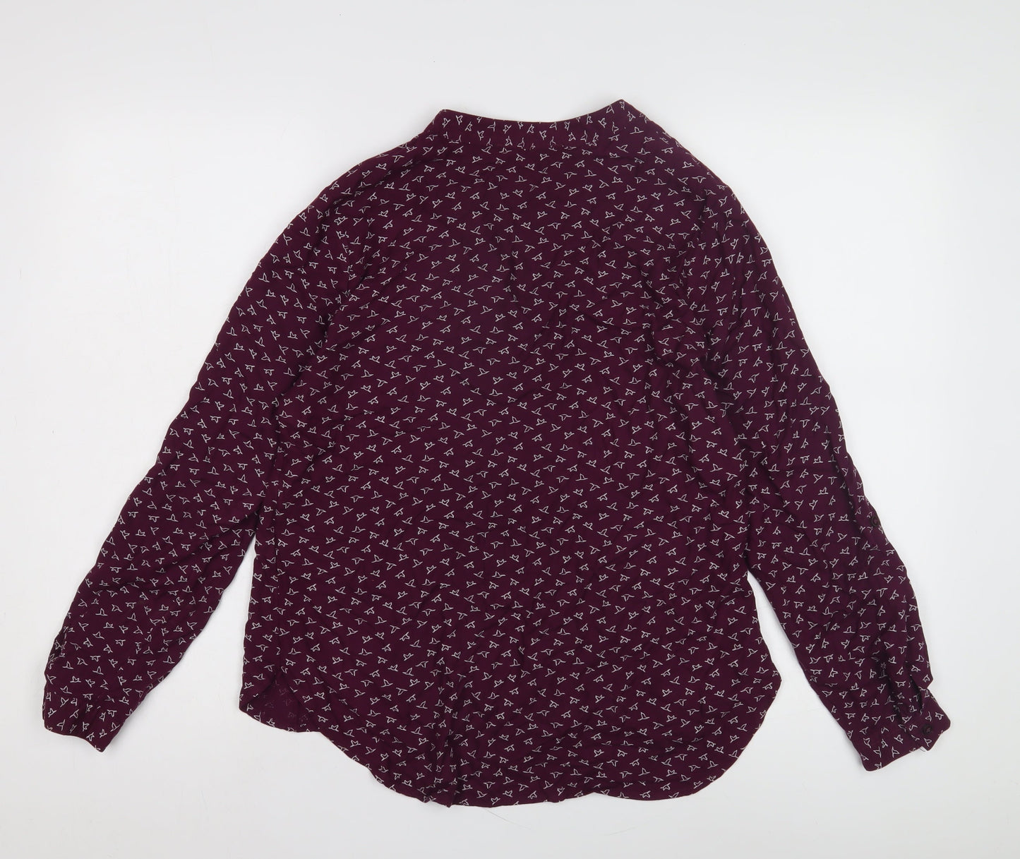 Womens UK Size 10 Marks and Spencer Pink Basic Blouse