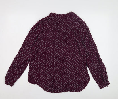 Womens UK Size 10 Marks and Spencer Pink Basic Blouse