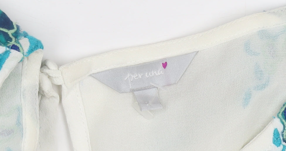 Womens UK Size 12 Marks and Spencer Ivory Basic Tank