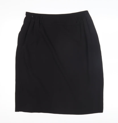 Nightingales Women’s Black Pencil Skirt Size 16