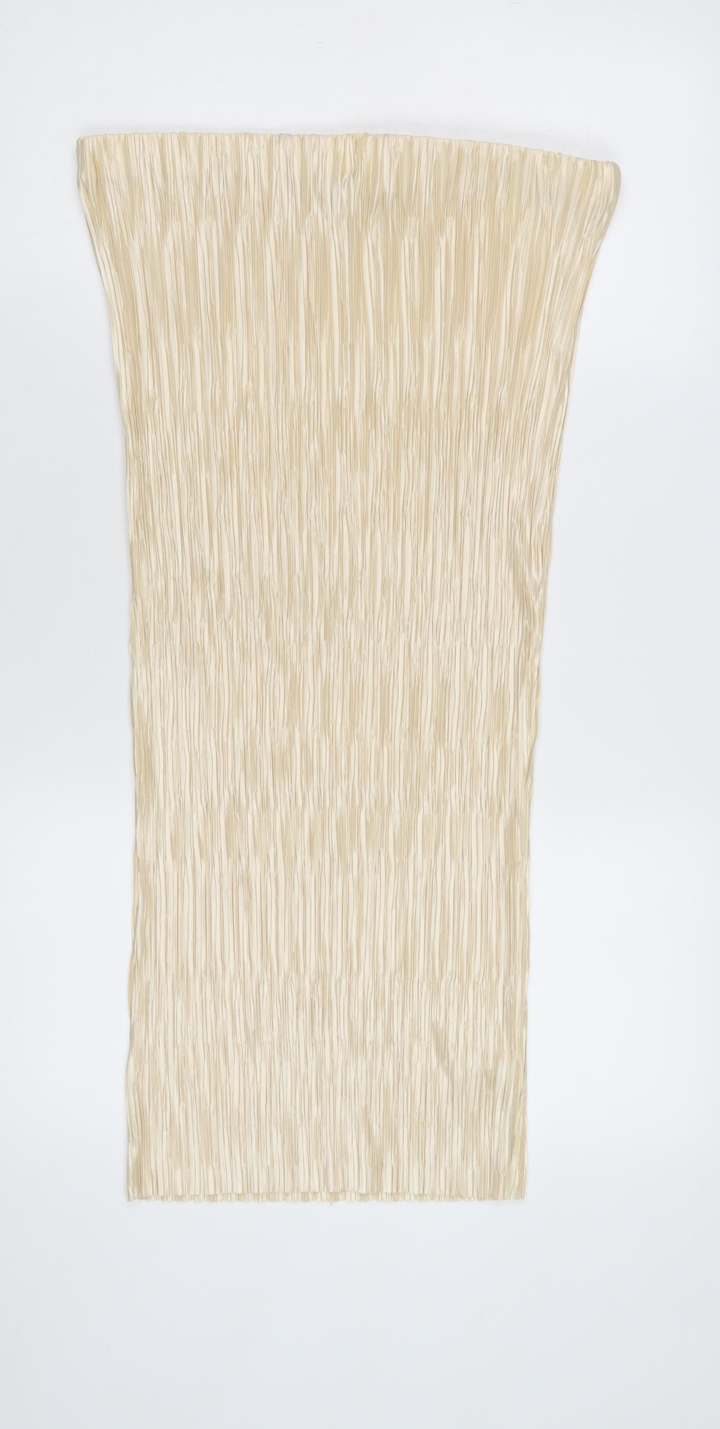 Next Women's Beige Pleated Skirt L