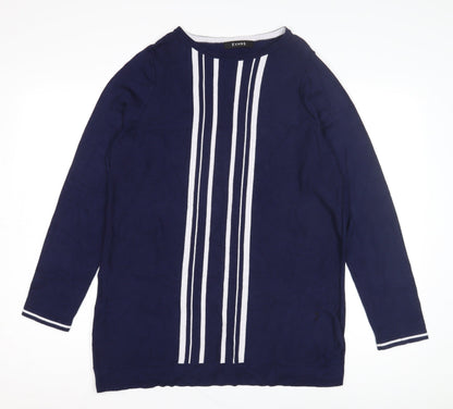 Womens UK Size 16 Evans Blue Pullover Jumper