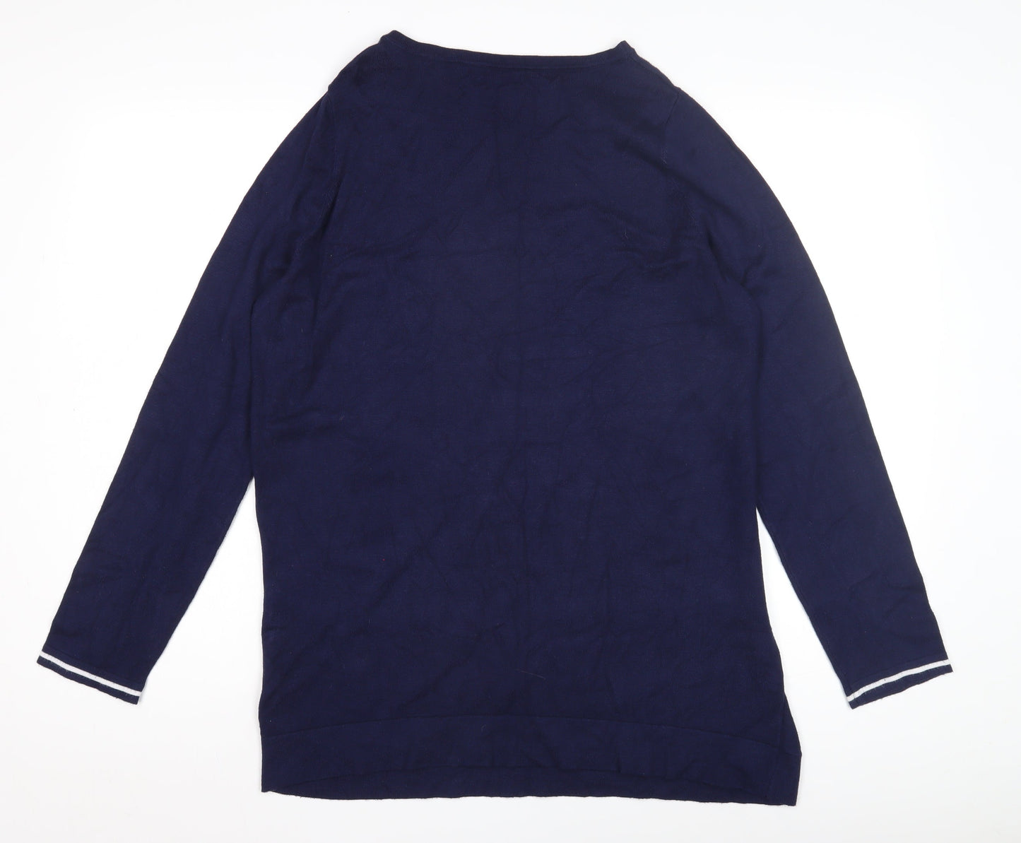 Womens UK Size 16 Evans Blue Pullover Jumper