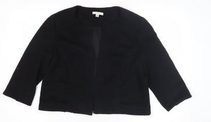 Womens UK Size 16 Precis Black Basic Jacket