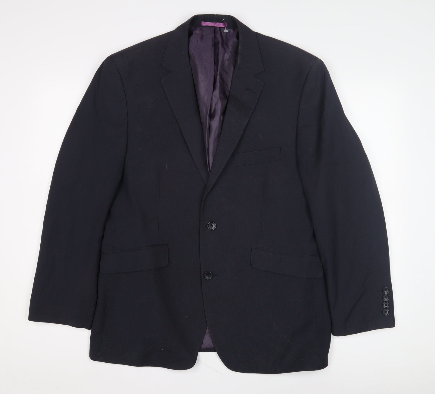 Mens UK Size 42 Burton Regular Black Suit Jacket