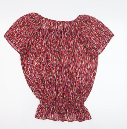 Womens UK Size 16 BHS Multicoloured Tunic Blouse