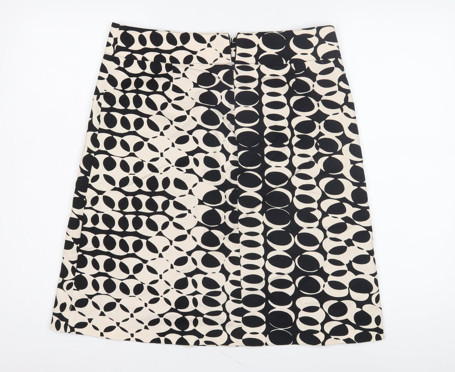 Mexx Women's Black & White Geometric Pencil Skirt Size 12