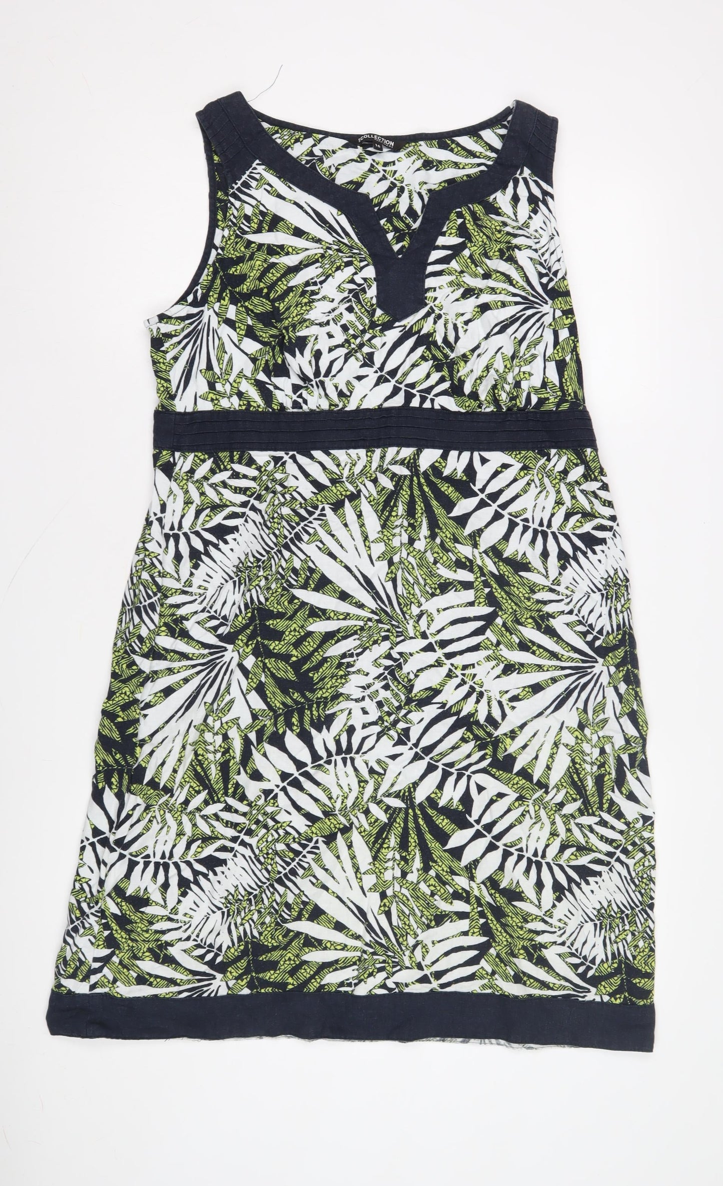 Debenhams Women Shift Dress Multicoloured Size 16