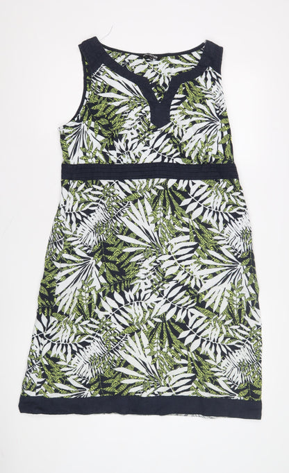 Debenhams Women Shift Dress Multicoloured Size 16