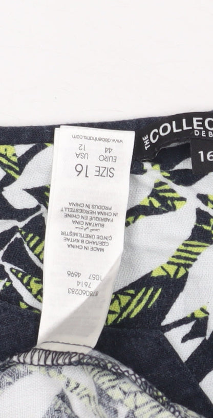 Debenhams Women Shift Dress Multicoloured Size 16