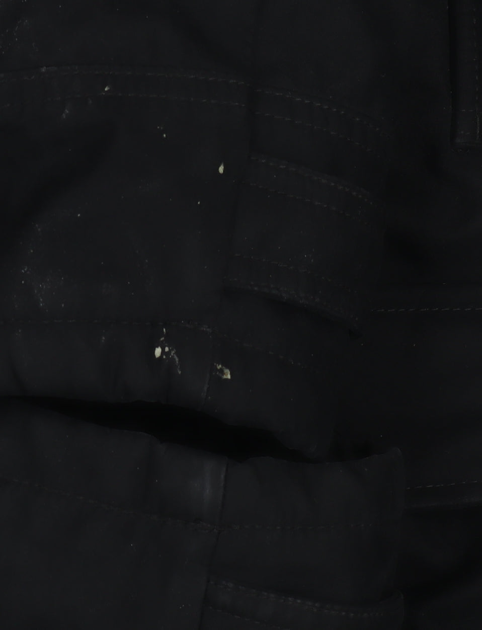 Livergy Unisex Black Parka Jacket, Size 12, Hooded, Zip/Button