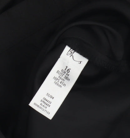 BHS Women's Black Regular Fit Jacket Size 16