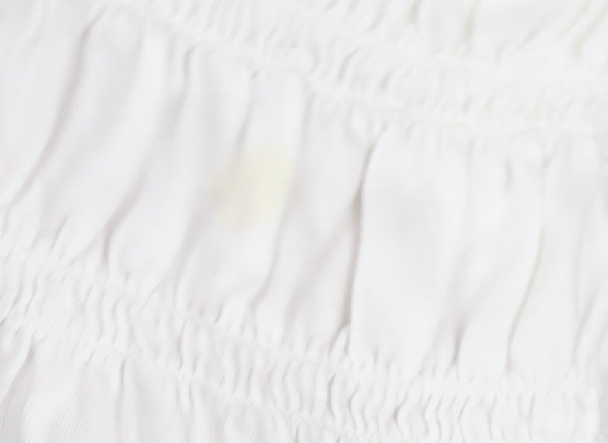 Womens UK Size 10 NEXT White Basic Blouse