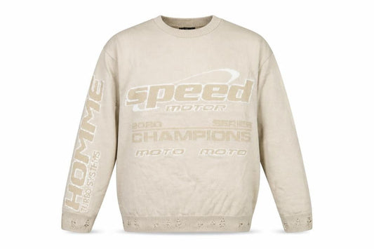 Mens UK Size M boohooMAN Beige Pullover Jumper