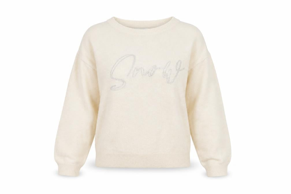Womens UK Size S Marks and Spencer Beige Pullover Jumper