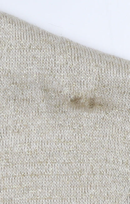 Womens UK Size L Marks and Spencer Beige Pullover