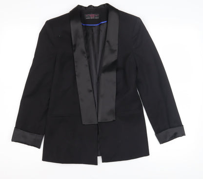 Womens UK Size 10 New Look Black Basic Jacket