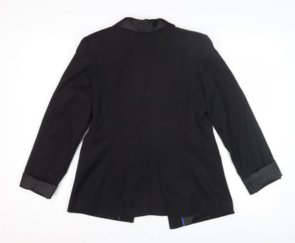 Womens UK Size 10 New Look Black Basic Jacket