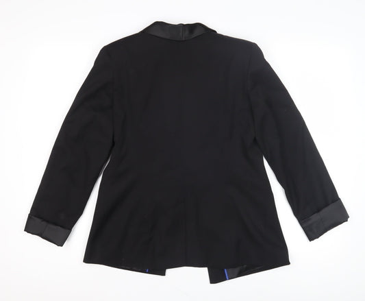 Womens UK Size 10 New Look Black Basic Jacket