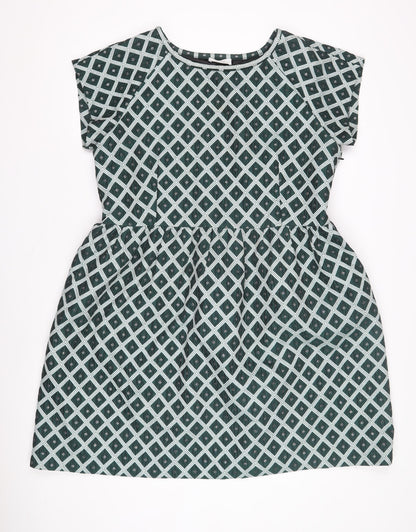 Savida Women's Green Geometric Dress Size 16