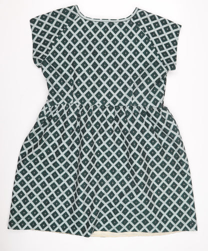 Savida Women's Green Geometric Dress Size 16