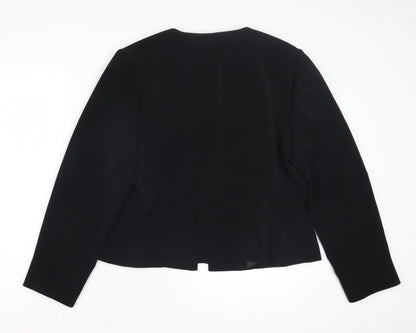 Paula Borges Women's Black Jacket, Size 14