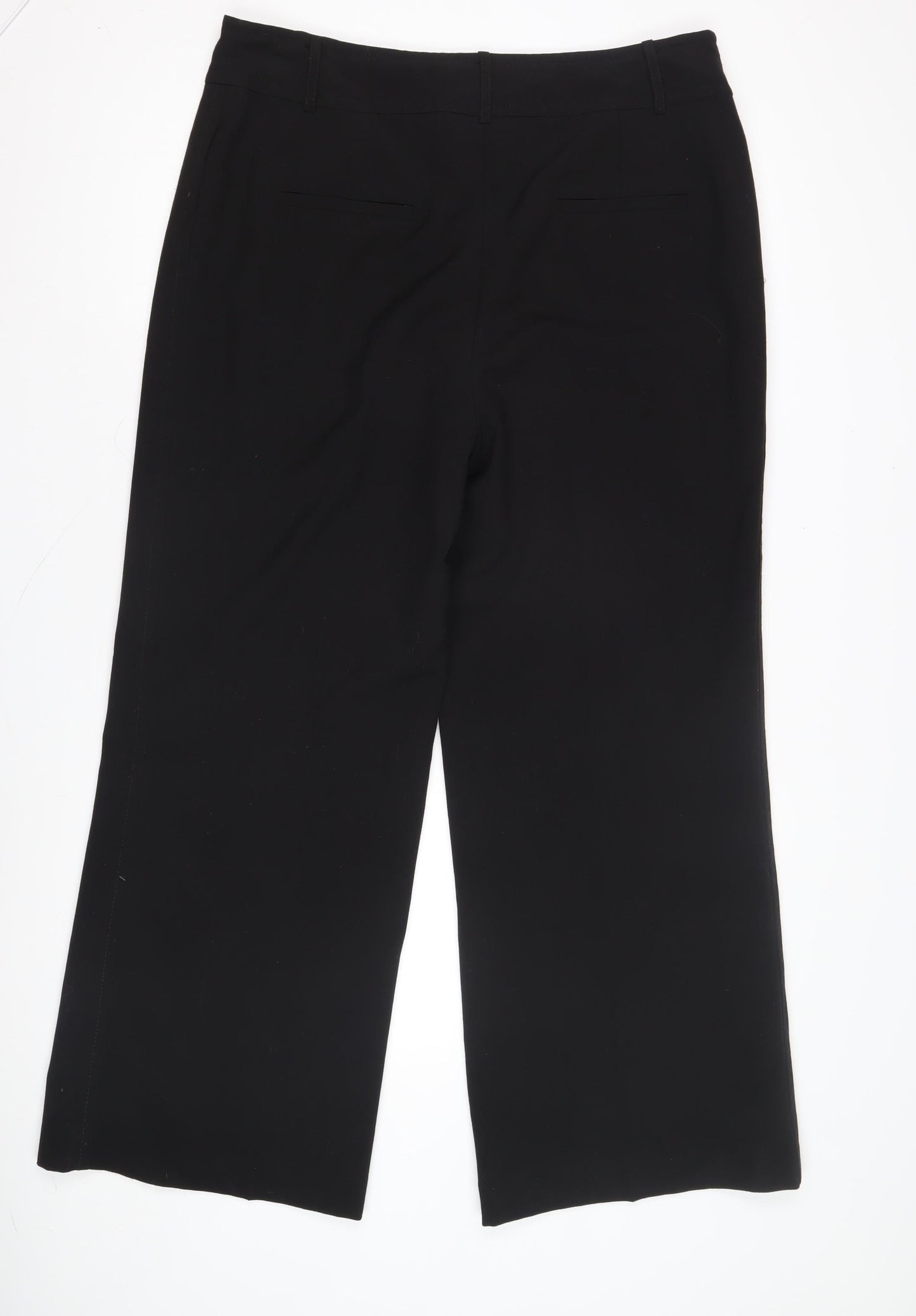 Womens UK Size 16 CC Regular Fit  Black Trousers
