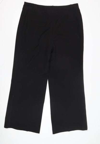 Womens UK Size 16 CC Regular Fit  Black Trousers