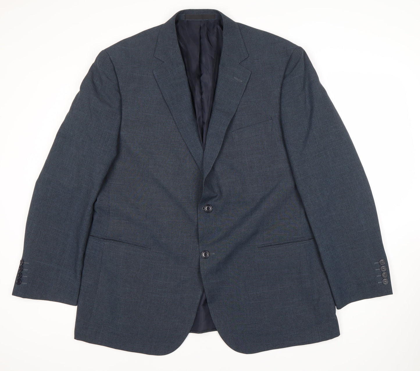 Mens UK Size 44 Marks and Spencer Regular Blue Suit Jacket