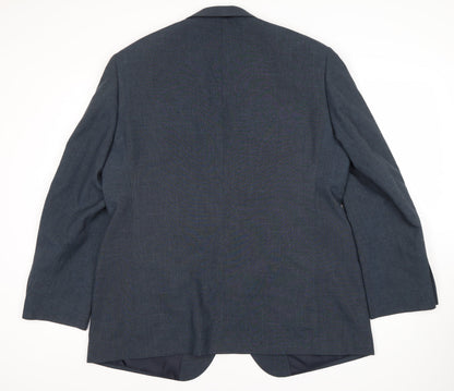 Mens UK Size 44 Marks and Spencer Regular Blue Suit Jacket