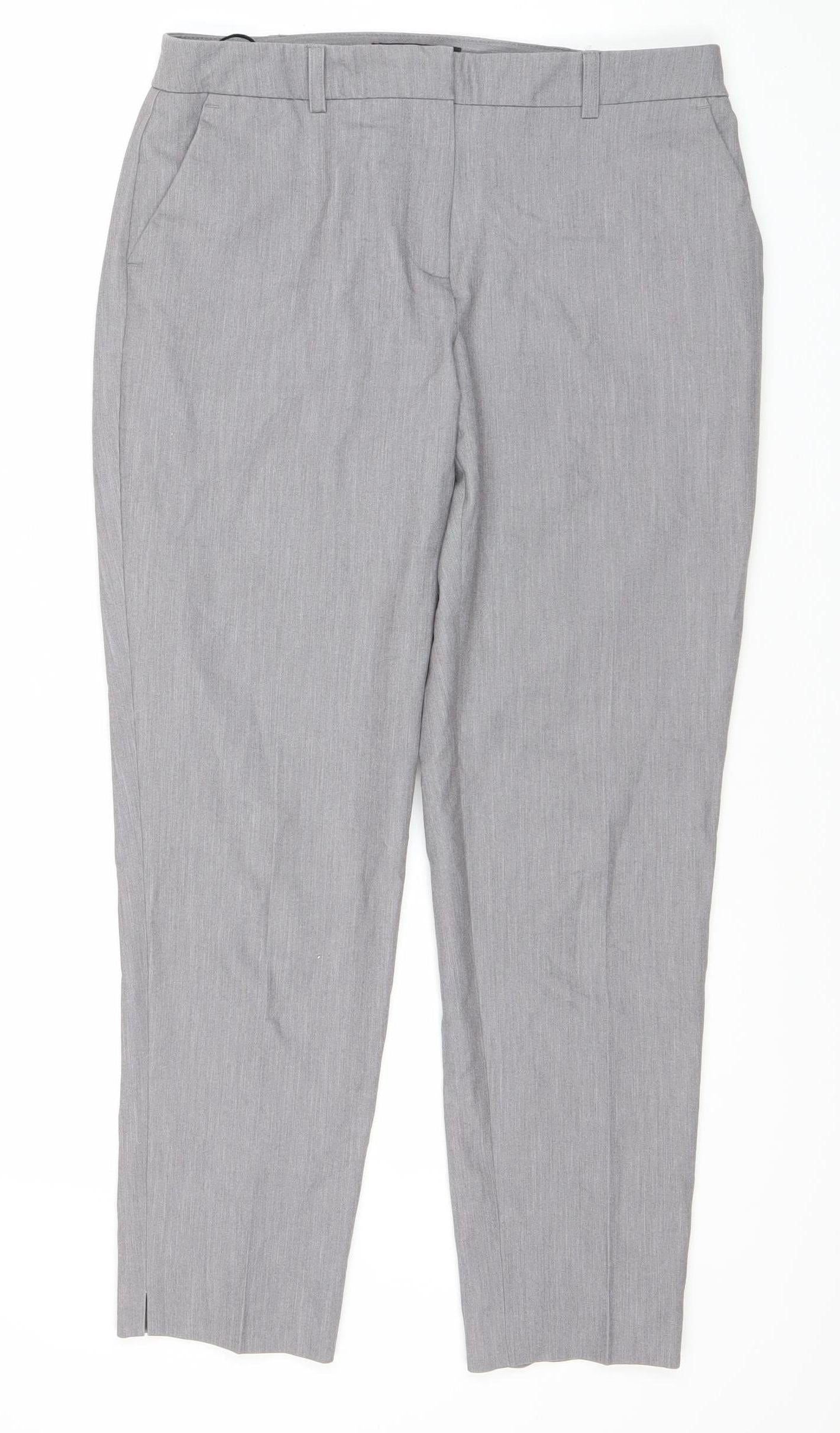 Womens UK Size 8 Dorothy Perkins   Grey Trousers