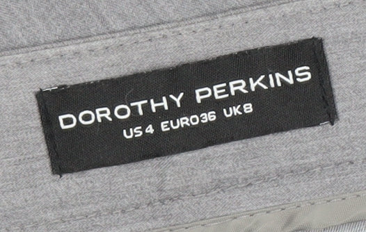 Womens UK Size 8 Dorothy Perkins   Grey Trousers