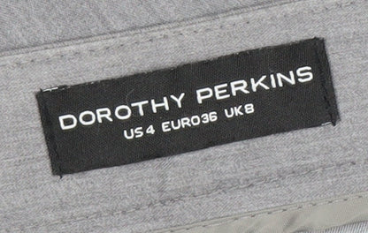 Womens UK Size 8 Dorothy Perkins   Grey Trousers