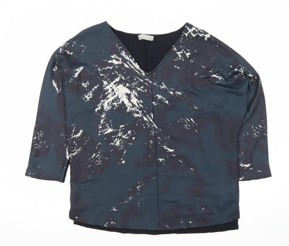 Womens UK Size 8 Betty & Co Blue Basic Blouse