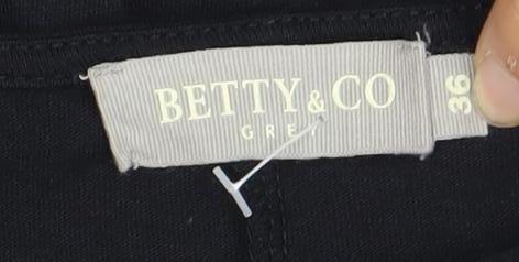 Womens UK Size 8 Betty & Co Blue Basic Blouse