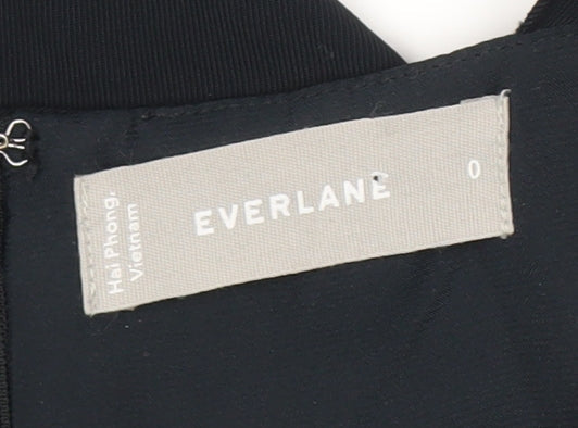Everlane Women's Black Sleeveless Jumpsuit Size 2