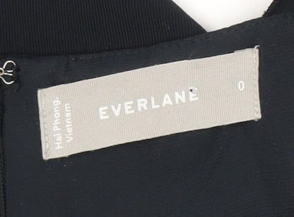 Everlane Women's Black Sleeveless Jumpsuit Size 2