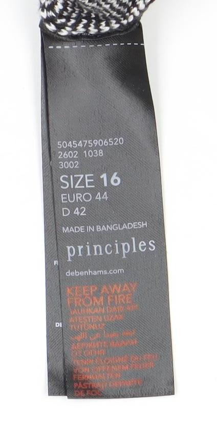 Womens UK Size 16 Principles Black Pullover Jumper