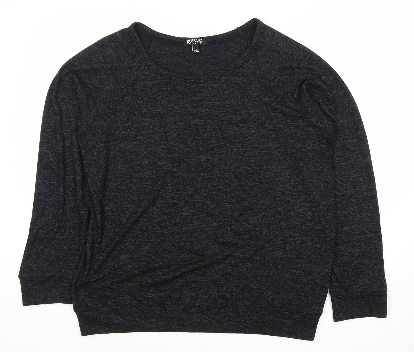 Buffalo Women’s Black Jumper L - Casual 3/4 Sleeve