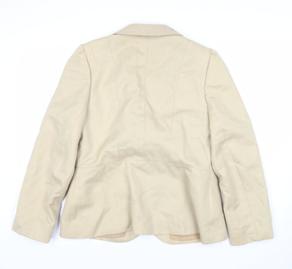 Élegance d'Europe Women's Beige Blazer Size 16