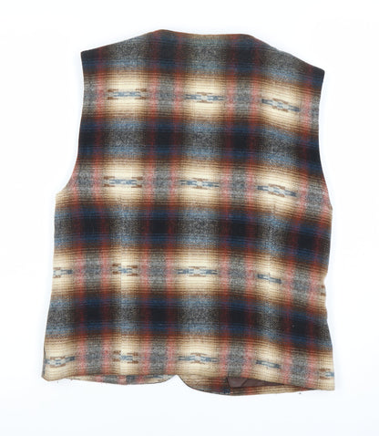 Casual Club Men's Multicoloured S Check Waistcoat